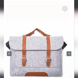 SOMETHING STRONG GREY SOMETHING-SLIM MESSENGER BAG